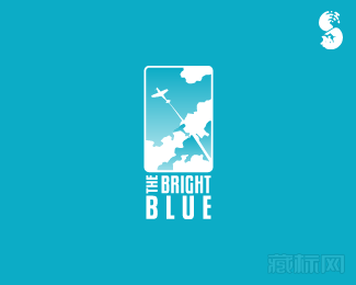 The Bright Blue明亮的蓝色logo设计欣赏