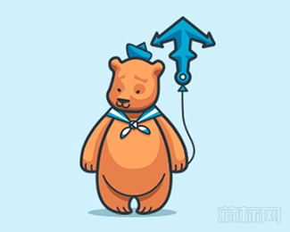 Bear sailor熊水手logo设计欣赏