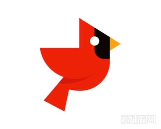 cardinal鸟logo设计欣赏