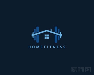 HomeFitness举重logo设计欣赏