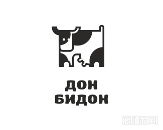 奶牛logo设计欣赏