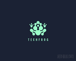 Techfrog青蛙logo设计欣赏