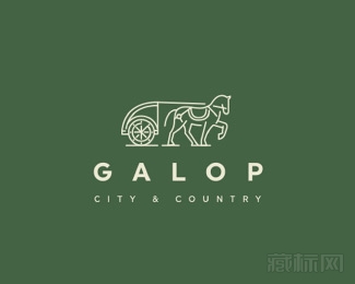 GALOP马车logo设计欣赏