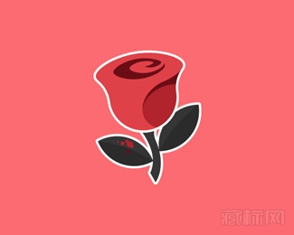 Rose玫瑰logo设计欣赏
