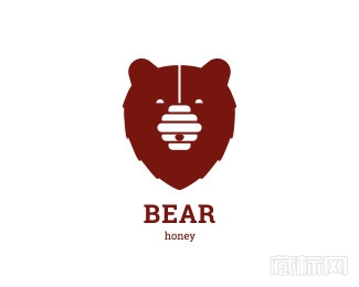 Honey Bear蜂蜜熊logo设计欣赏