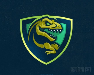 T Rex恐龙logo设计欣赏