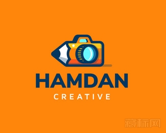 Hamdan Creative创意铅笔logo设计欣赏