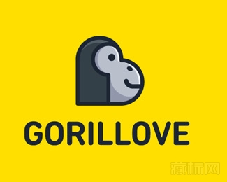 Gorillove猩猩logo设计欣赏