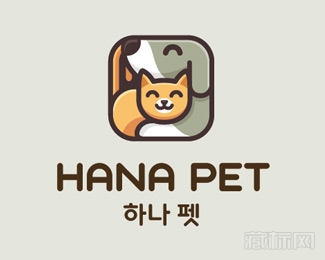 Dog Cat狗和猫logo设计欣赏