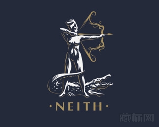 Egyptian Goddess Neith女神logo设计欣赏