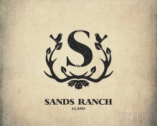 Sands Ranch金山牧场logo设计欣赏