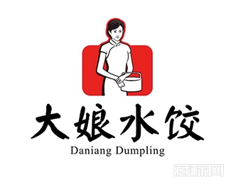 大娘水饺logo设计含义