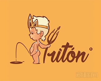 Triton尿尿的小孩logo设计欣赏