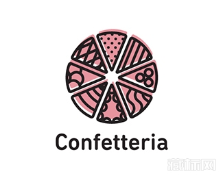 Confetteria披萨logo设计欣赏