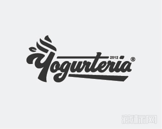 Yogurteria字体标志设计欣赏