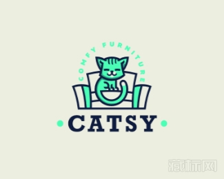 Catsy猫logo设计欣赏