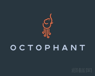 Octophant大象logo设计欣赏