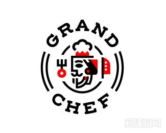 Grand Chef厨师logo设计欣赏