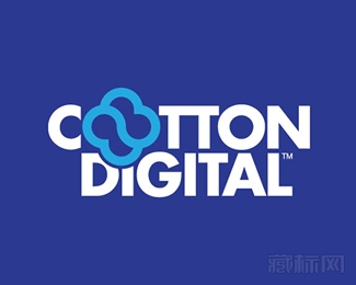 Cotton Digital数字棉花糖logo设计欣赏