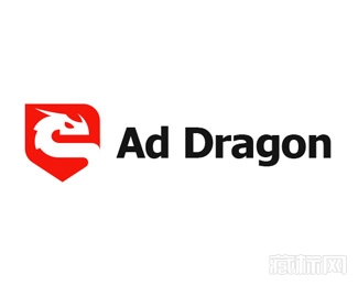 Ad Dragon广告龙logo设计欣赏