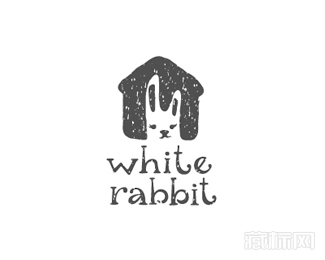 White Rabbit小白兔logo设计欣赏