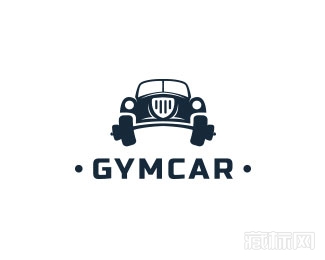 GYMCAR健身车logo设计欣赏