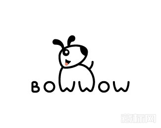 BowWow小狗logo设计欣赏