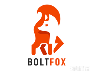 Bolt Fox狐狸logo设计欣赏
