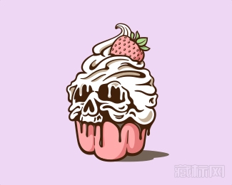 Cupcake纸杯蛋糕logo设计欣赏