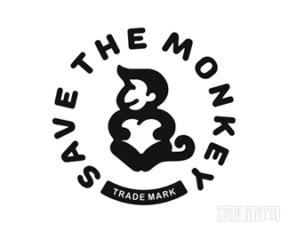 Save the monkey猴子logo设计欣赏