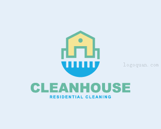 CleanHouse保洁标志