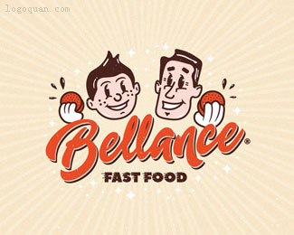 Bellance快餐店logo