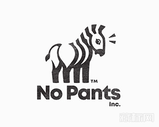 No Pants没穿裤子的斑马logo设计欣赏