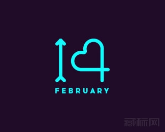 14 february二月标志设计欣赏