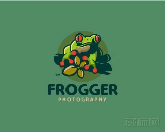 Frogger青蛙logo设计欣赏