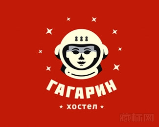 Gagarin太空人logo设计欣赏