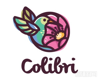 Colibri蜂鸟logo设计欣赏