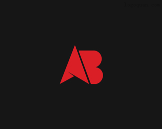 AB字母logo