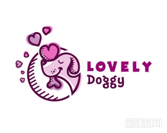 Lovely Doggy爱狗logo设计欣赏