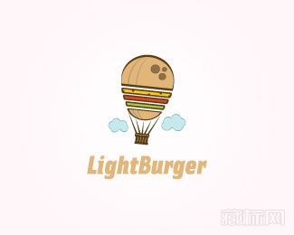 Light Burger热气球logo设计欣赏