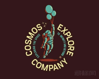 Cosmos Explore太空气球logo设计欣赏
