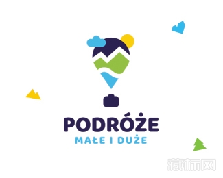 odroze małe i duze热气球logo设计欣赏