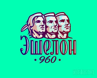 Echelon960人物头像logo设计欣赏