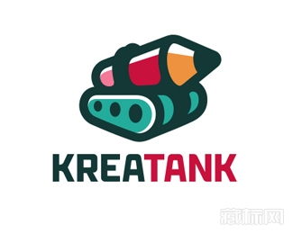 Kreatank 2.0坦克logo设计欣赏
