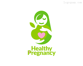 孕妇健康产品logo
