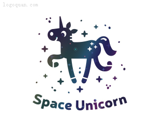 SpaceUnicorn马戏团logo