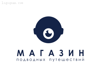 潜水用品店logo
