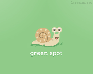 GreenSpot蜗牛logo