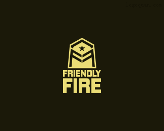 FriendlyFire彩弹器材店标志