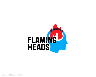 FlamingHeads标识